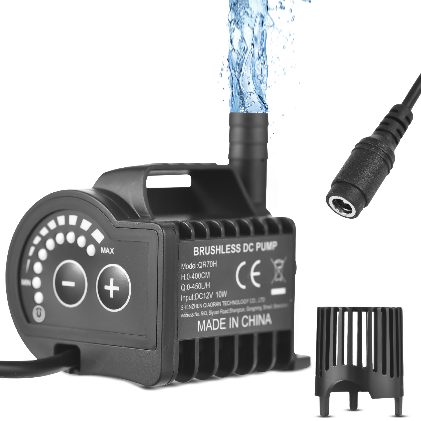 Marine Aquarium Return Pump - Погружной водяной насос 12 В, 8